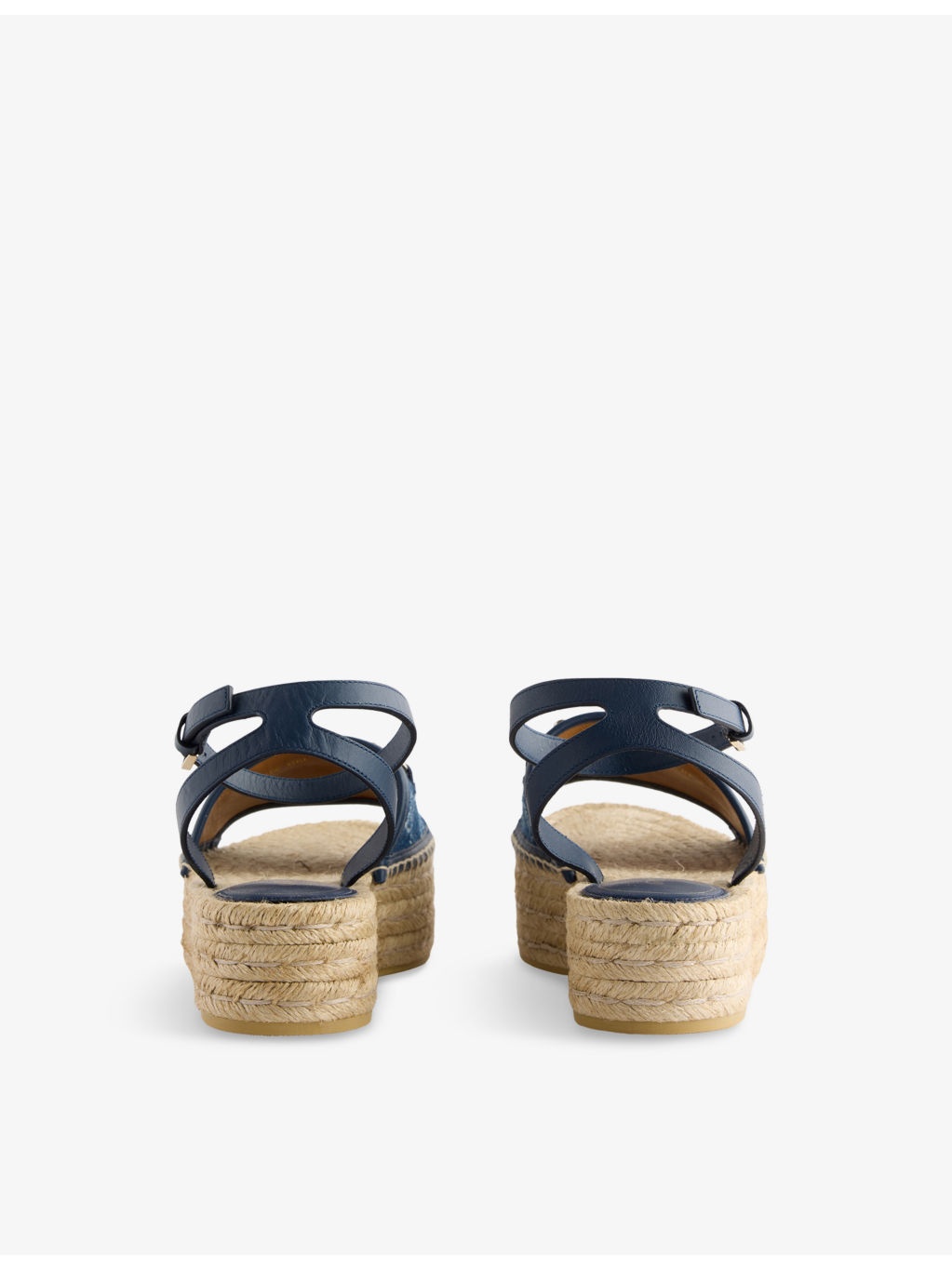 Paloma Denim Platform Espadrille Sandals - 4