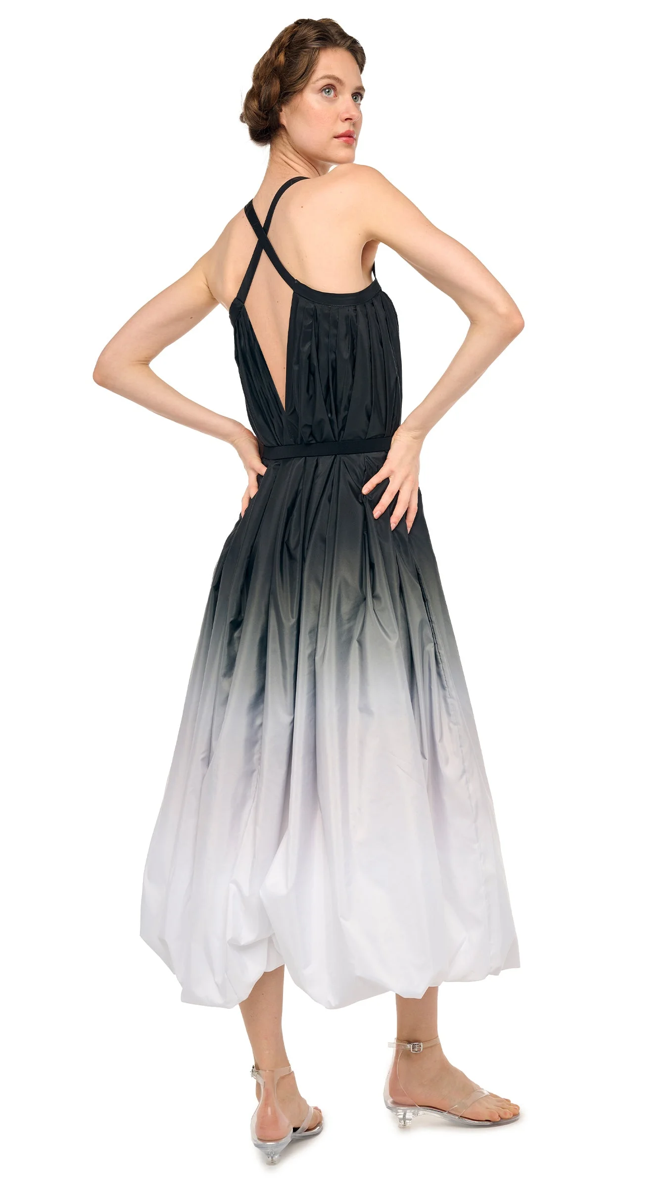 STRAP BUBBLE DRESS TO MIDCALF - 1