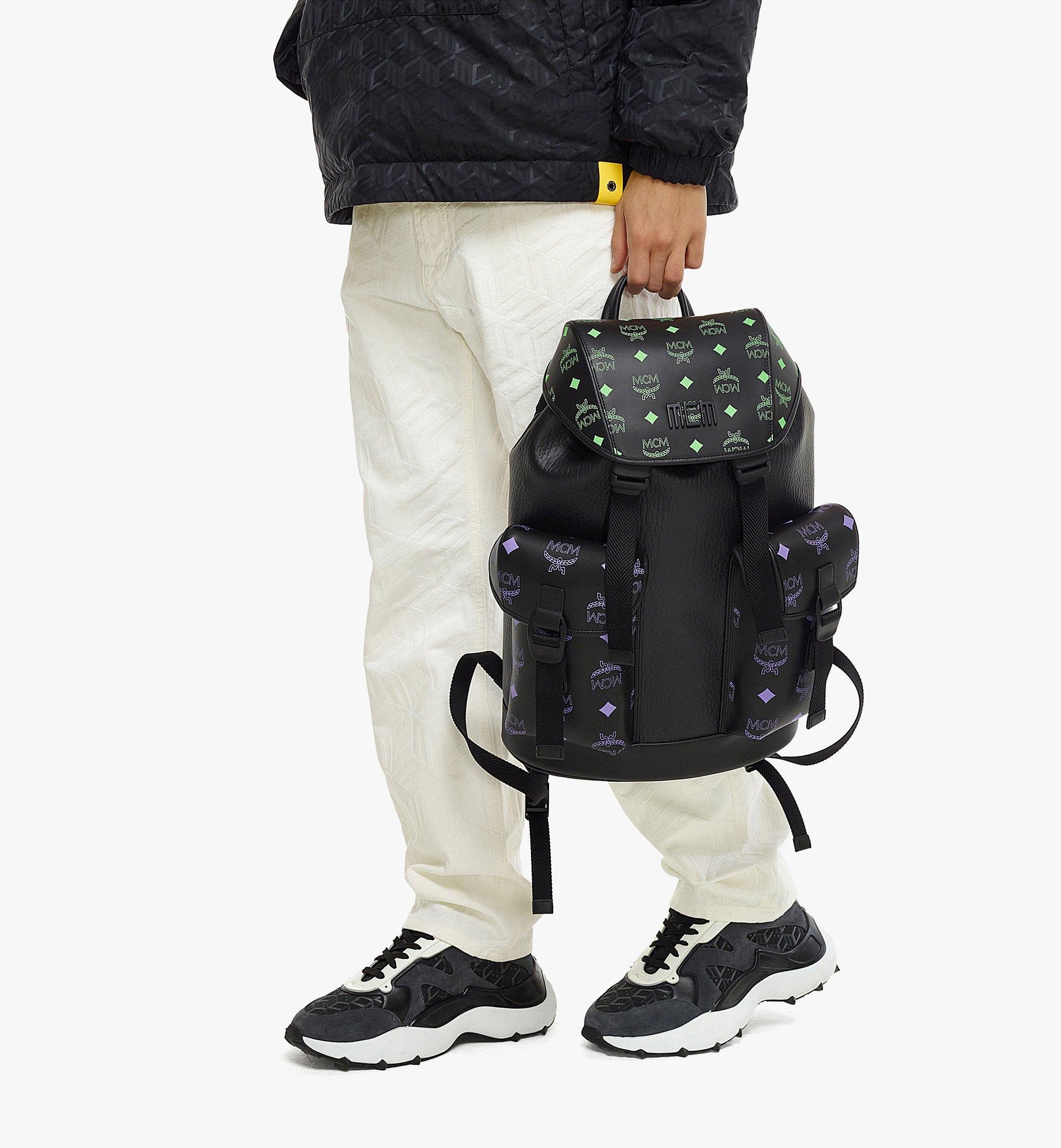 Brandenburg Backpack in Color Splash Logo Leather - 6