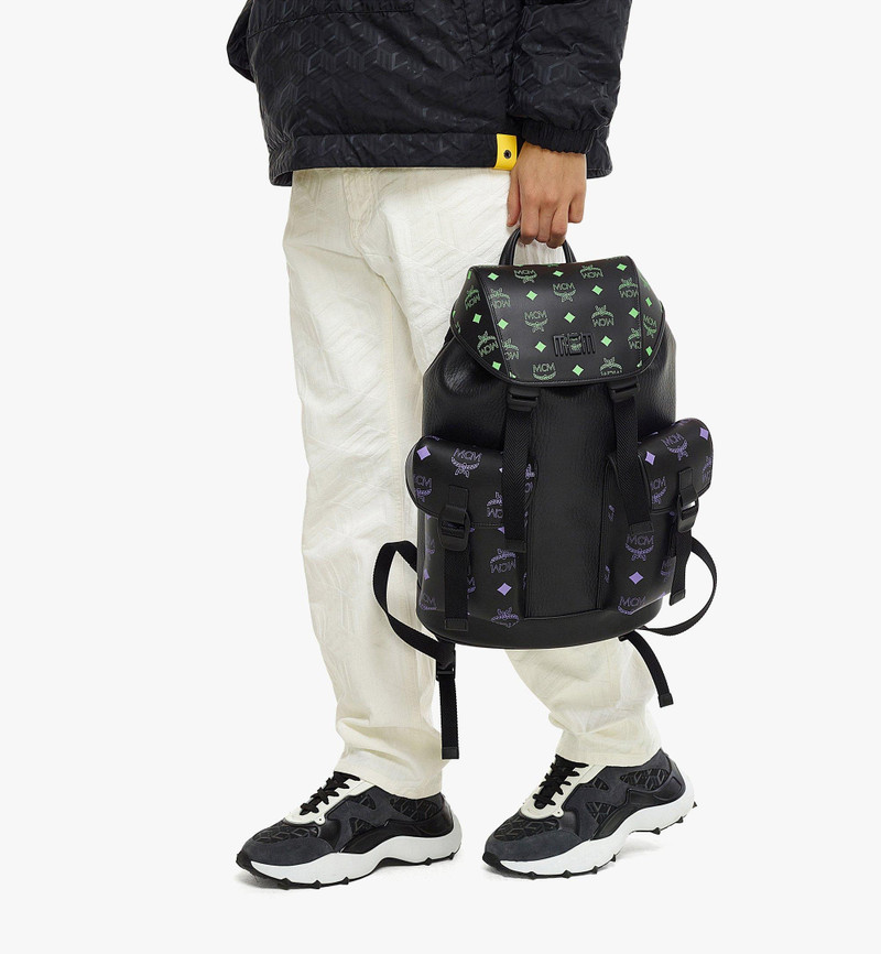 Brandenburg Backpack in Color Splash Logo Leather 6