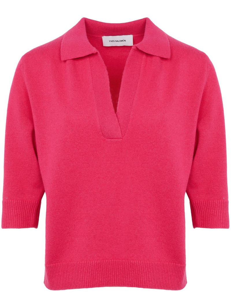 knitted polo shirt 1