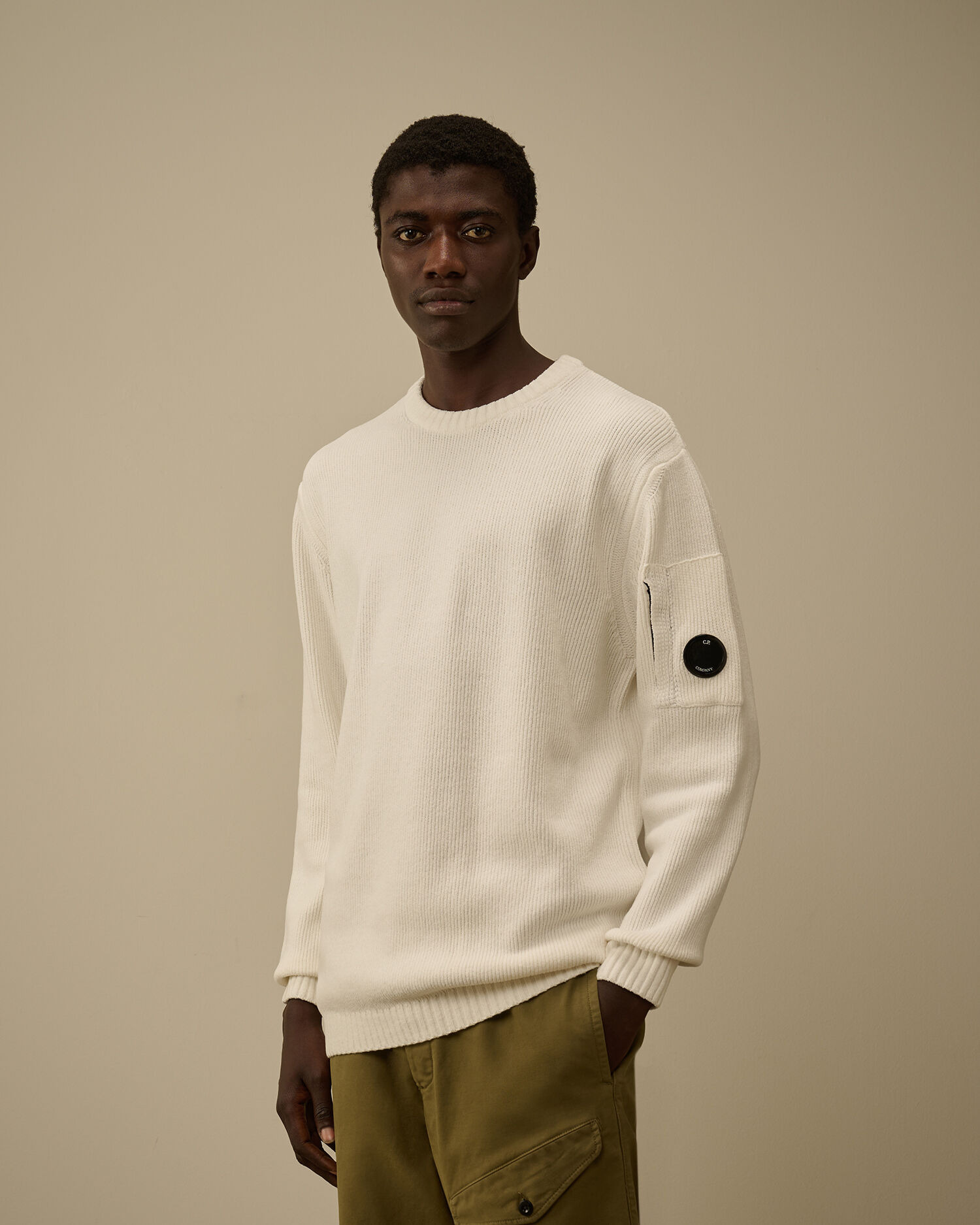 Cotton Chenille Crewneck Sweater - 3
