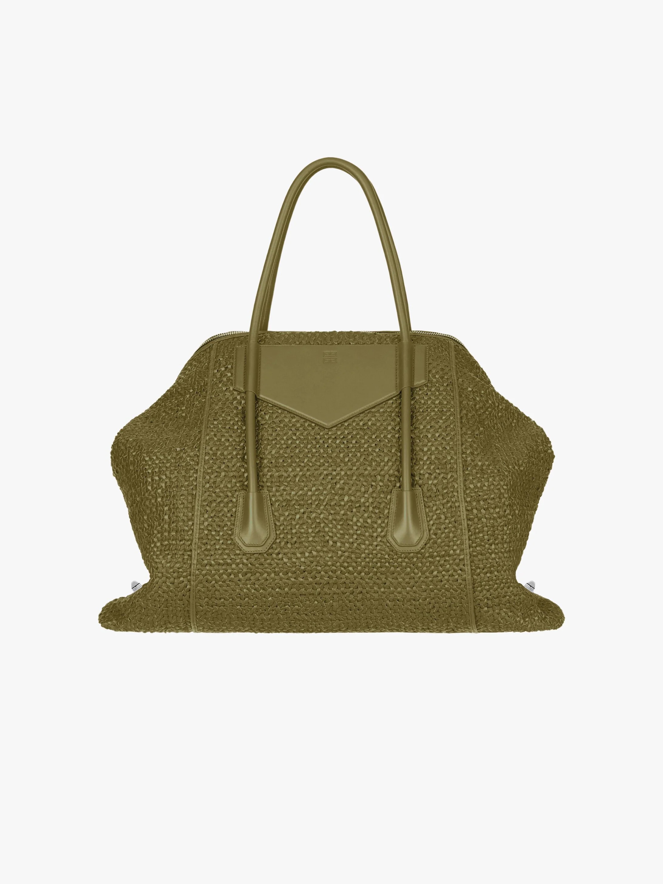 MAXI ANTIGONA LOCK IN BRAIDED LEATHER - 3