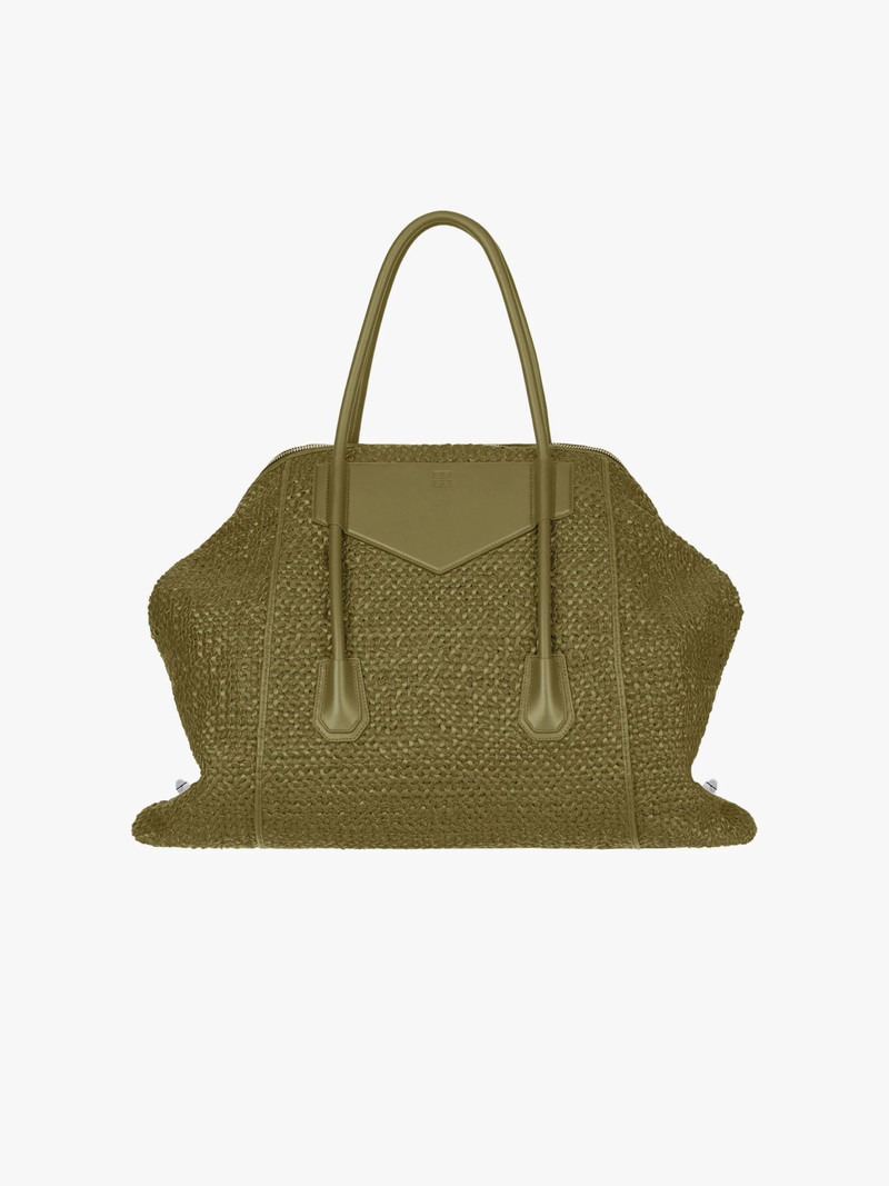 MAXI ANTIGONA LOCK IN BRAIDED LEATHER 3