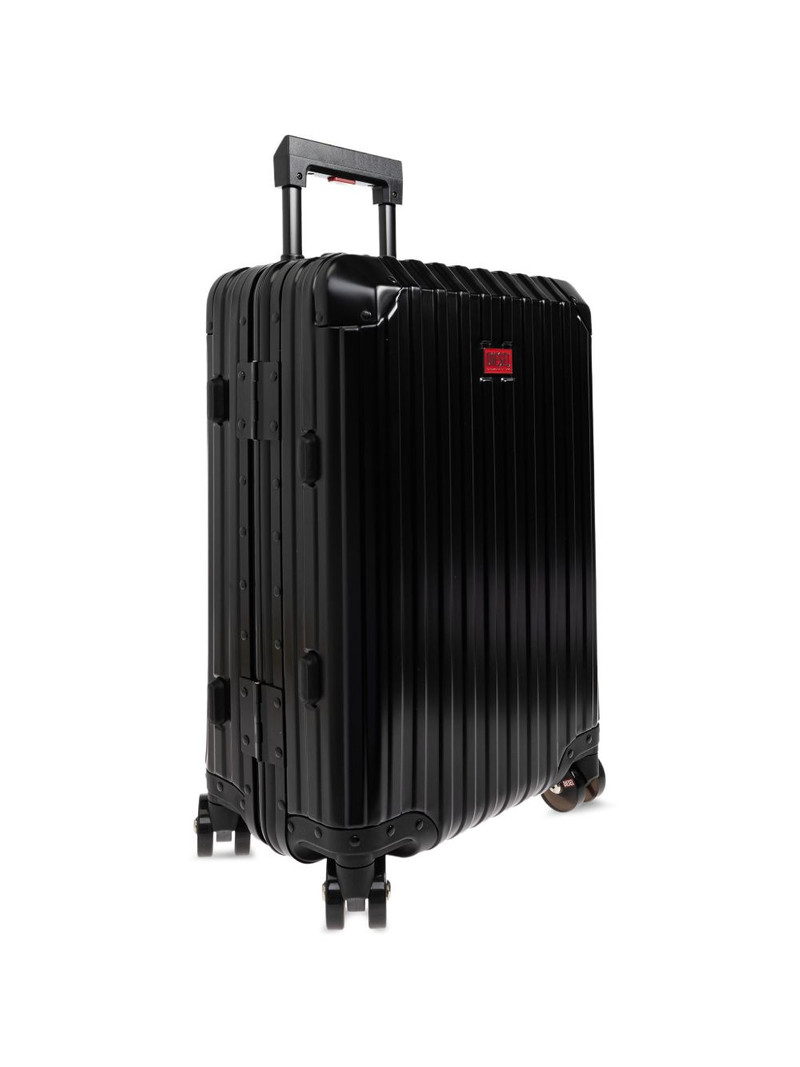 grooved logo-plaque luggage 5