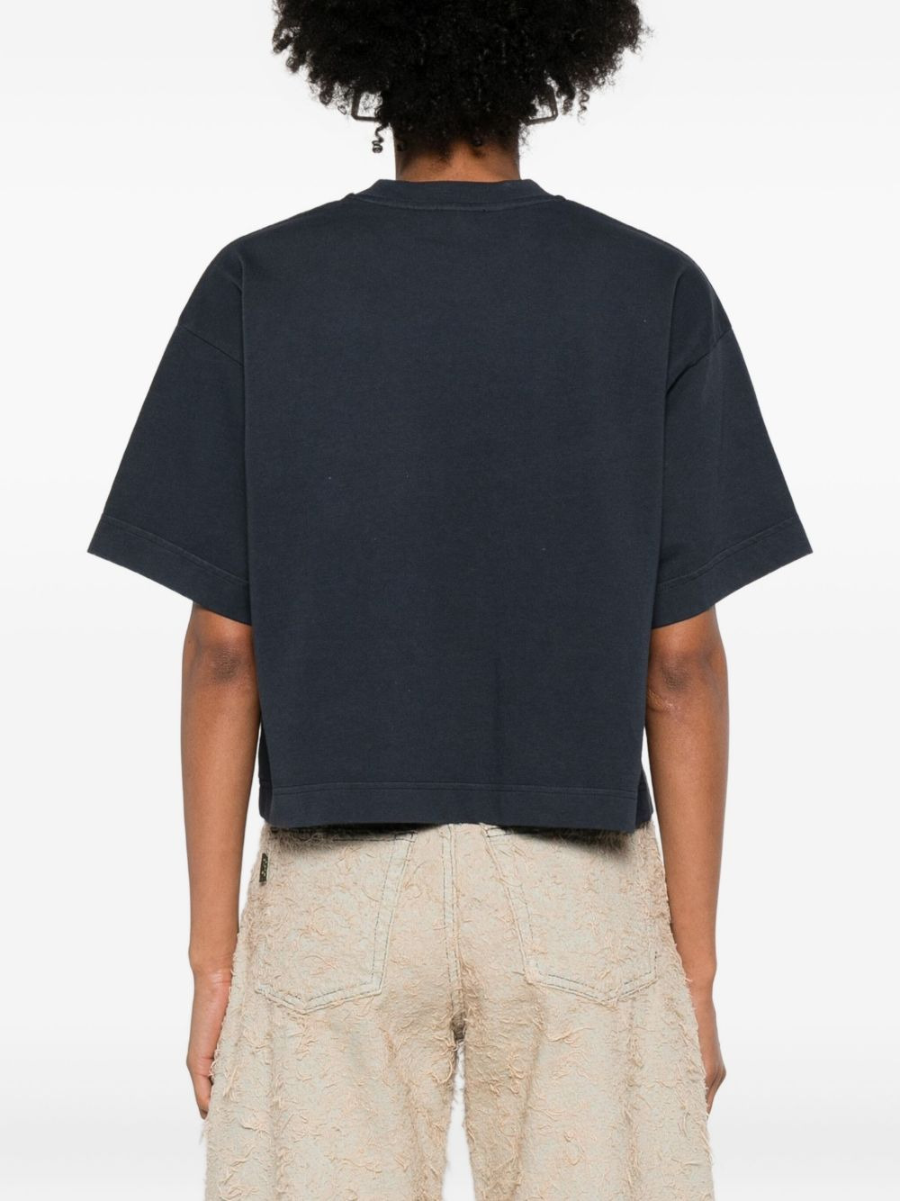 embroidered-logo short-sleeve T-shirt - 4