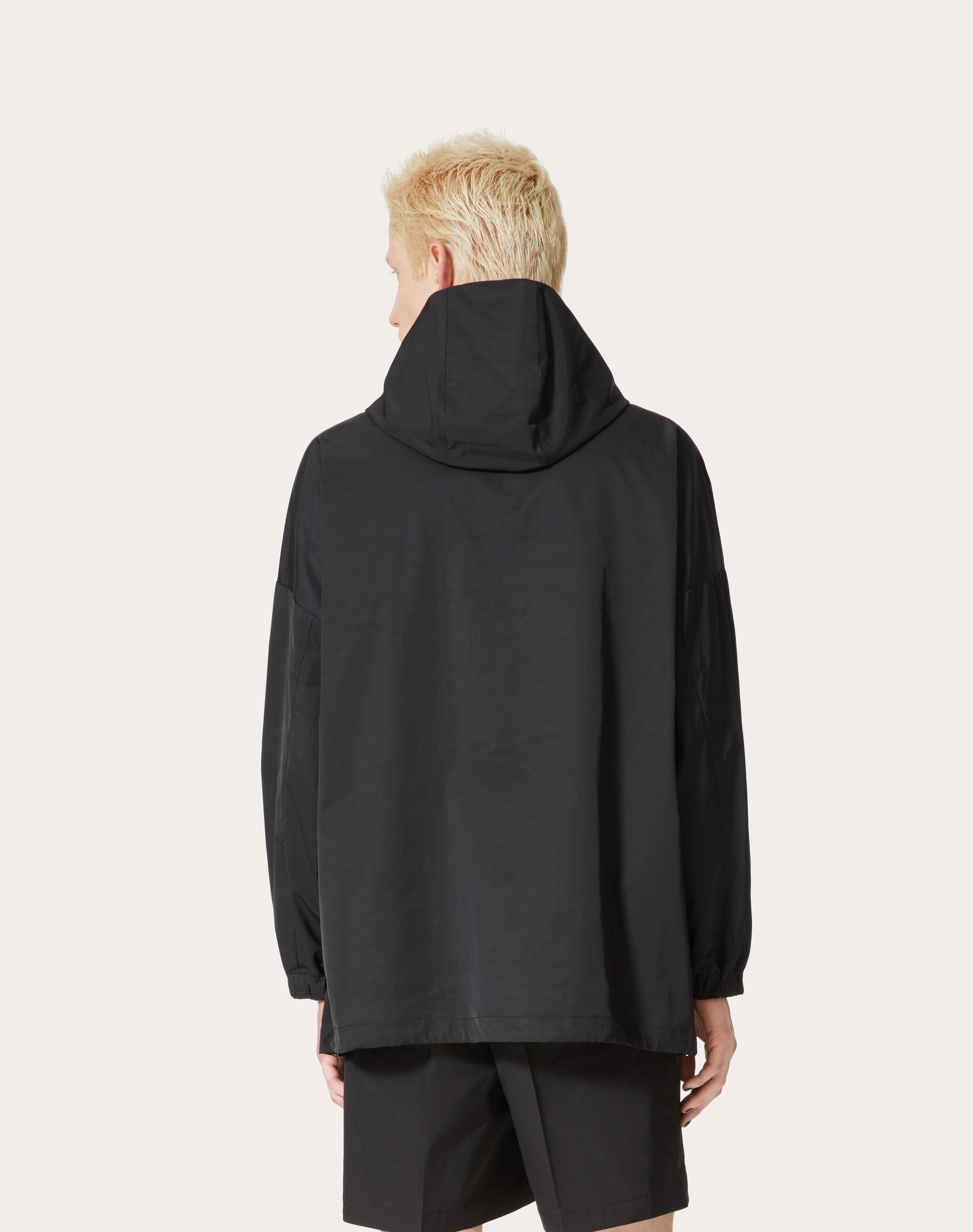 NYLON ANORAK WITH VLTN PRINT - 4