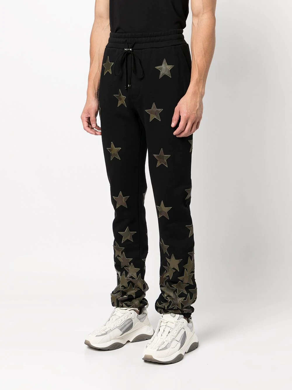 star-patch track pants - 3