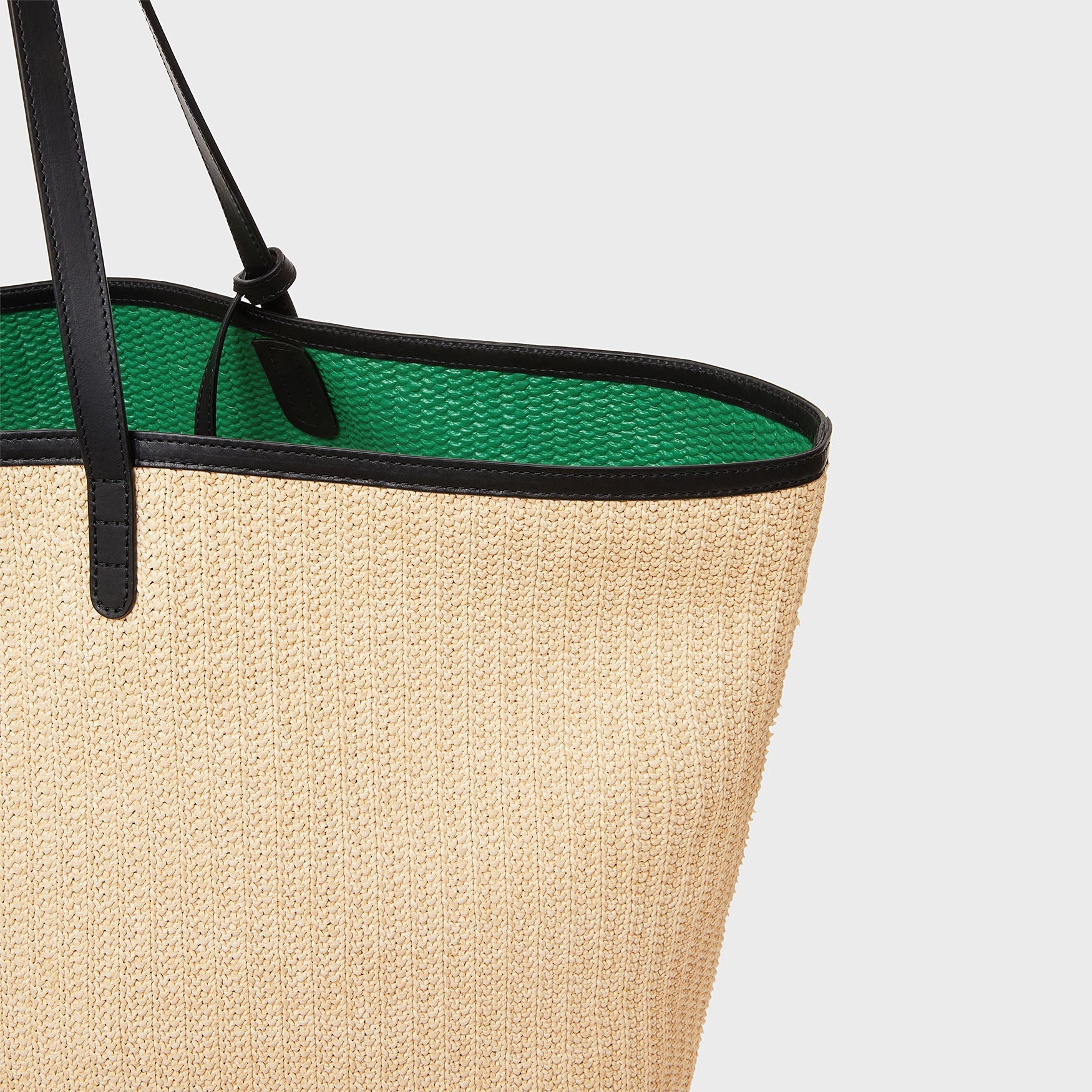 OVERSIZED RAFFIA TOTE - 4