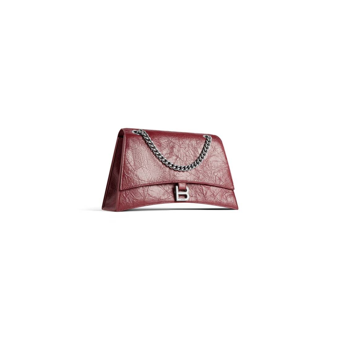 Women's Crush Medium Chain Bag  in Dark Red - 2