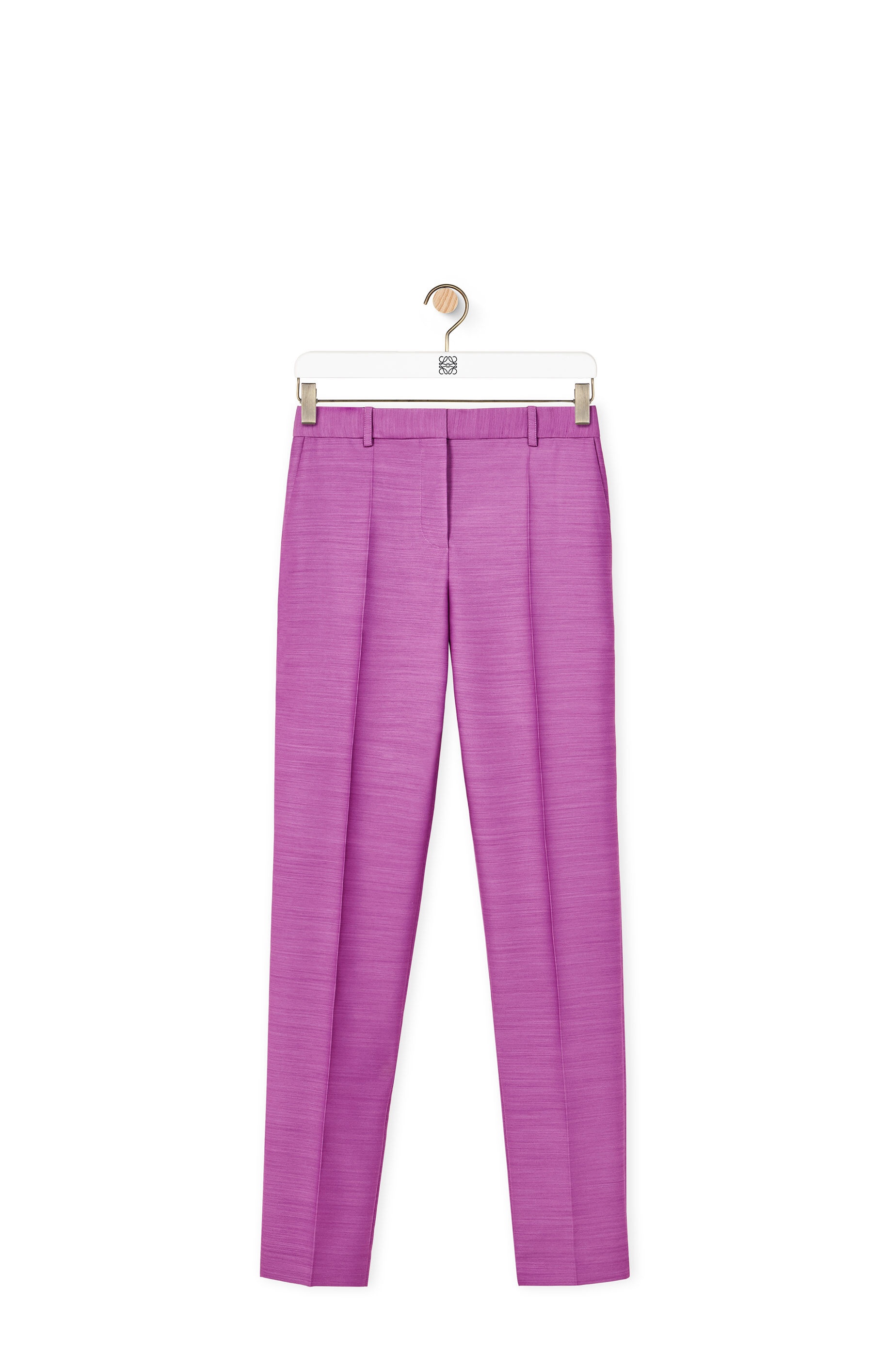 Tailored trousers in wool and silk - 1