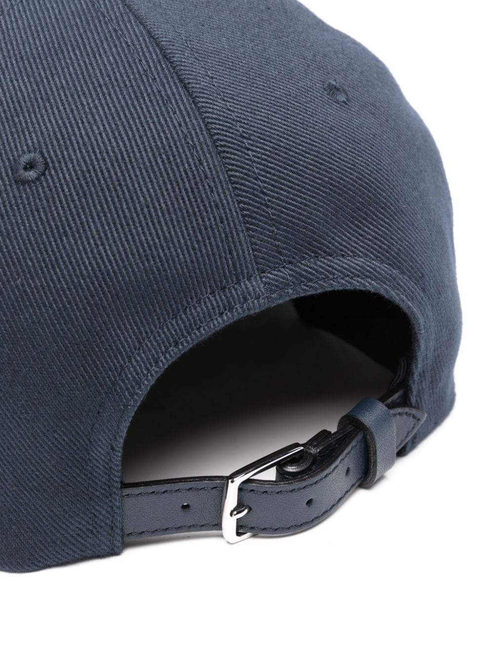 logo-plaque cotton baseball cap - 2