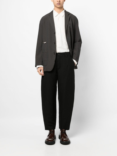 UMA WANG Patrick herringbone-pattern trousers outlook