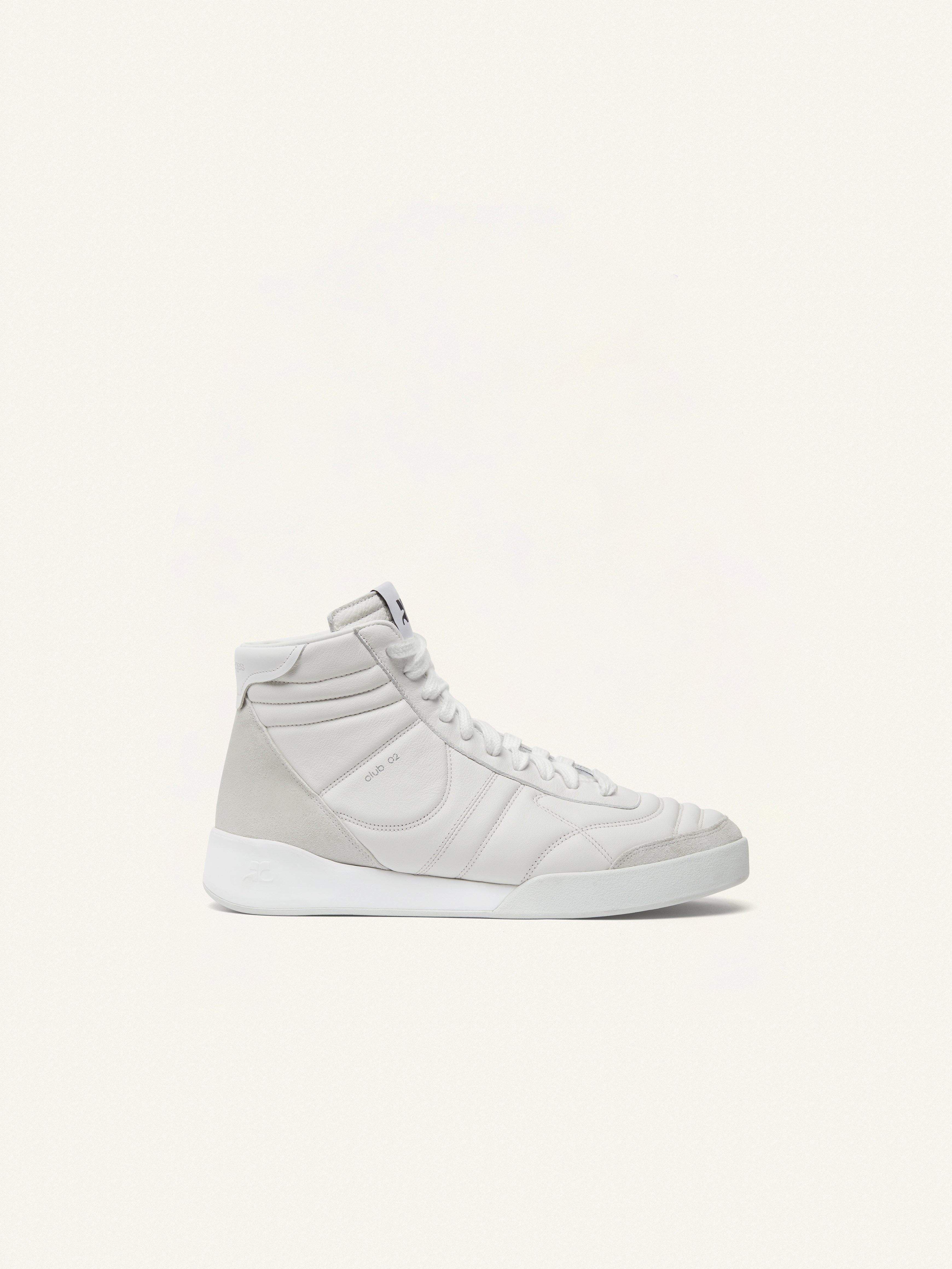 CLUB02 MID LEATHER SNEAKERS - 1