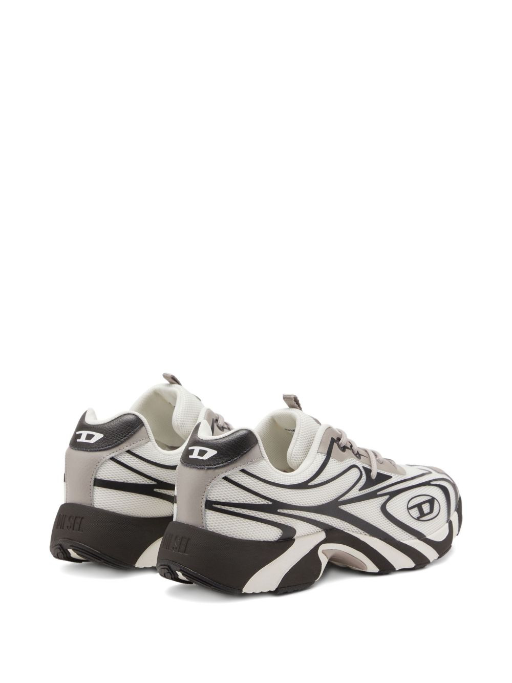 swirl-pattern low-top sneakers - 5