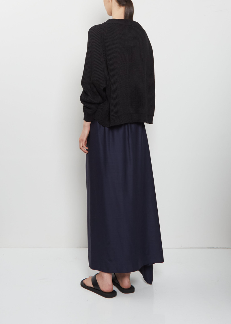 DUŠAN Ribbed Linen Cashmere Silk Sweater outlook