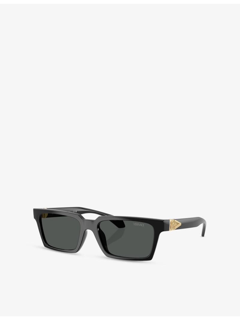 VERSACE VE4490U Rectangle-Frame Acetate Sunglasses outlook