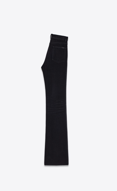 SAINT LAURENT 70's jeans in black denim outlook