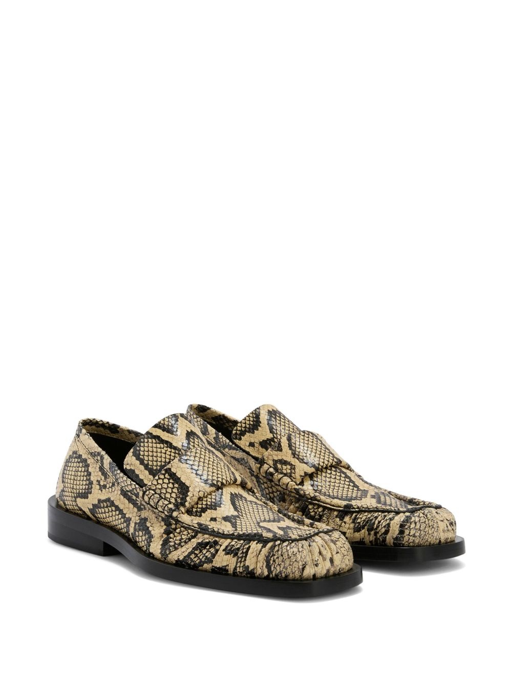 python-print loafers - 2