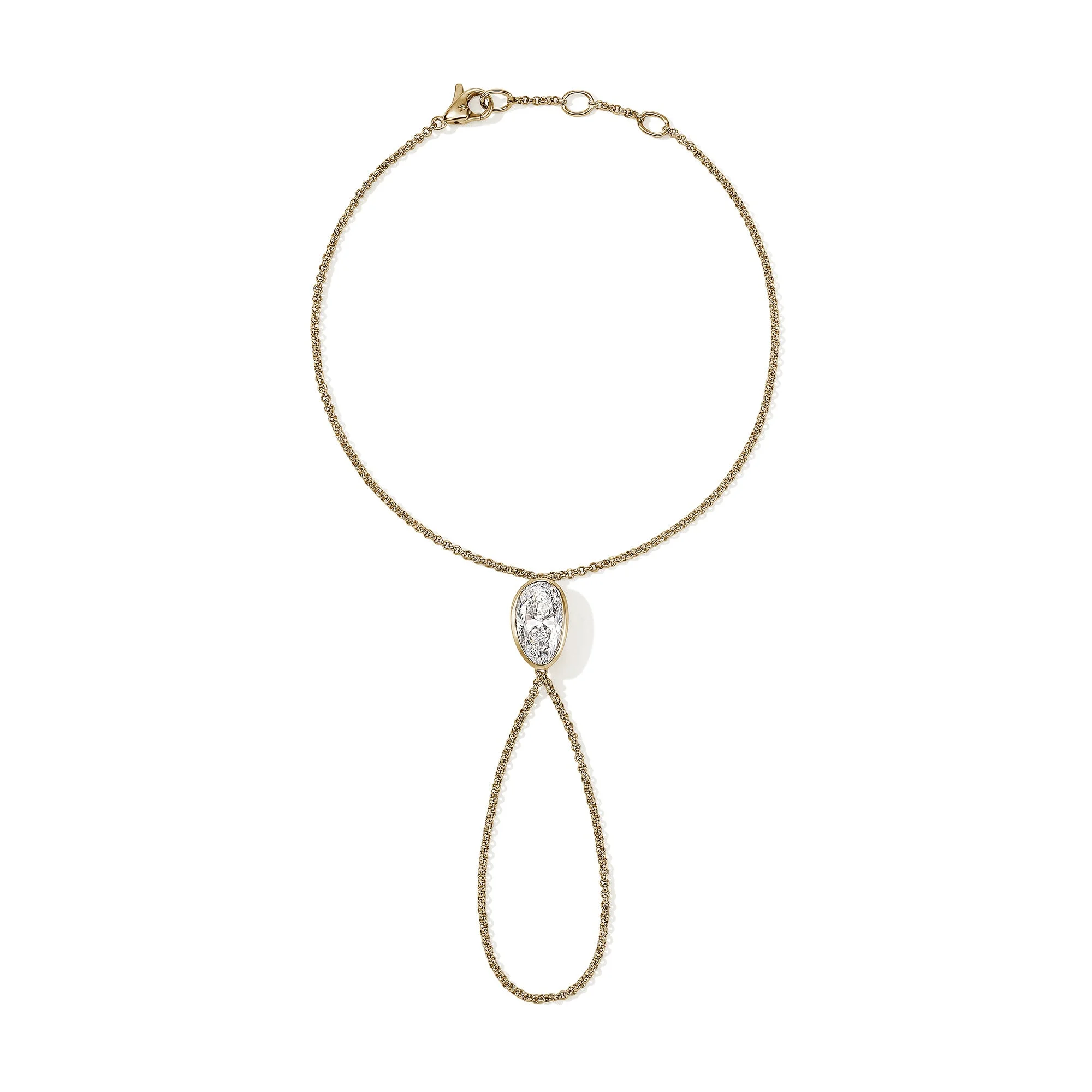 JH Lovestruck™ Hand Chain, Gold, Diamond, 3.25TCW - 1