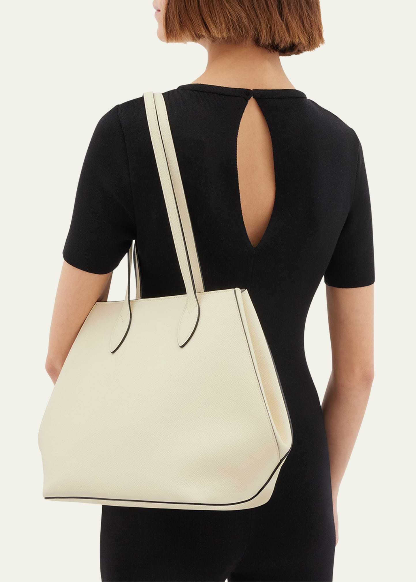 Vivi Small Leather Tote Bag - 2