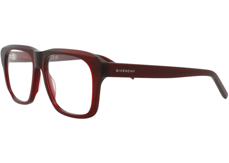 Givenchy Givenchy Square-Frame Acetate Optical Frames Bordeaux Bordeaux Transparent (GV50053I-54-069) outlook