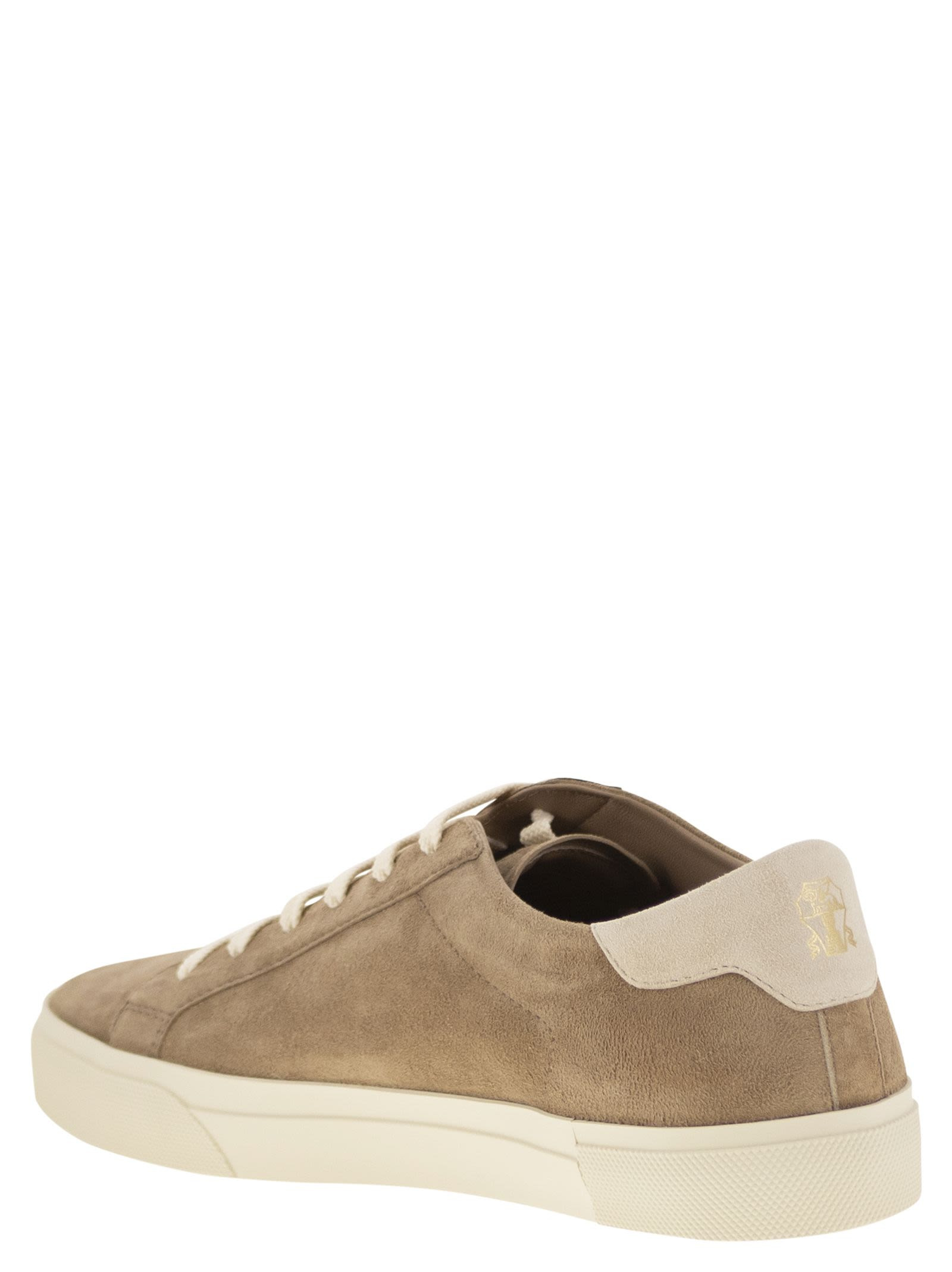 Brunello Cucinelli Men Suede Trainers - 3