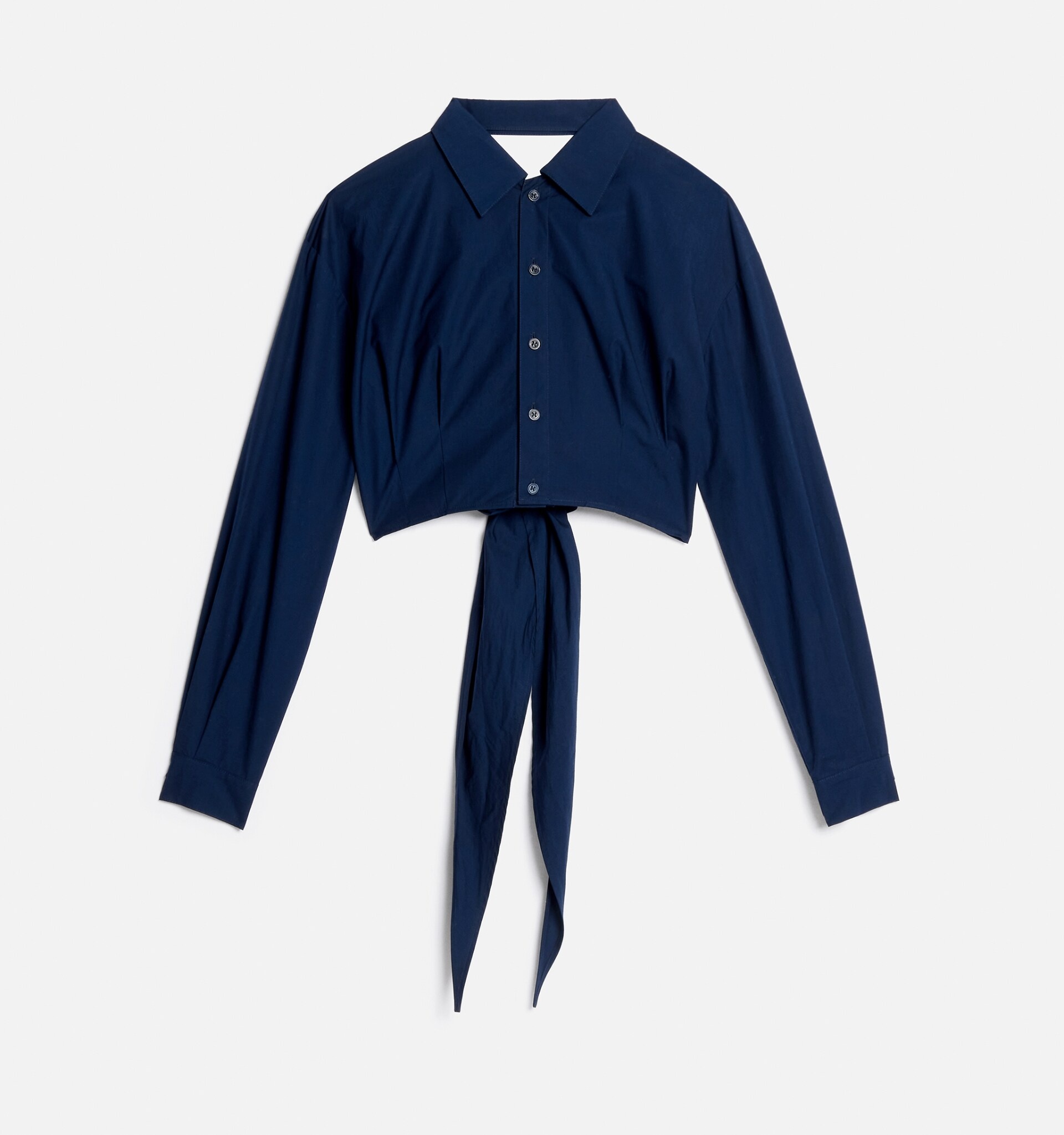 Cropped Wraparound Shirt - 5