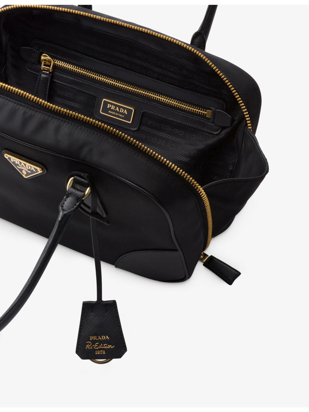 Re-Edition 1978 Re-Nylon medium recycled-polyamide top-handle bag - 4