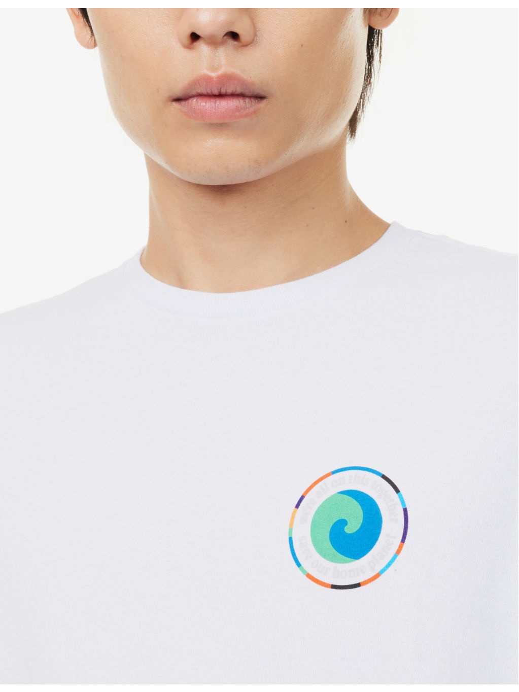 Crewneck Graphic-Print Cotton-Blend T-Shirt - 5