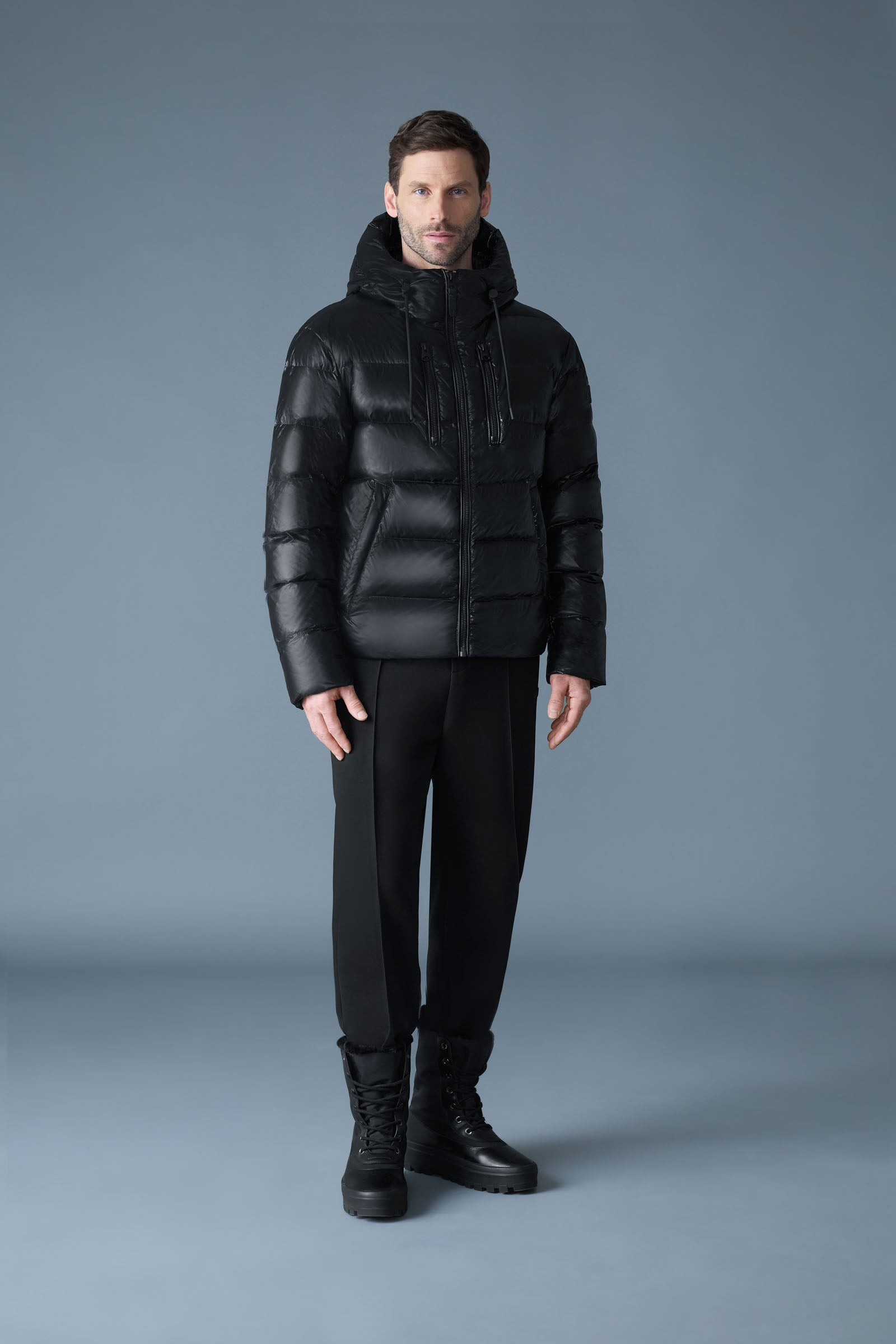 VICTOR-R Light Down Jacket with Storm Visor Hood - 2
