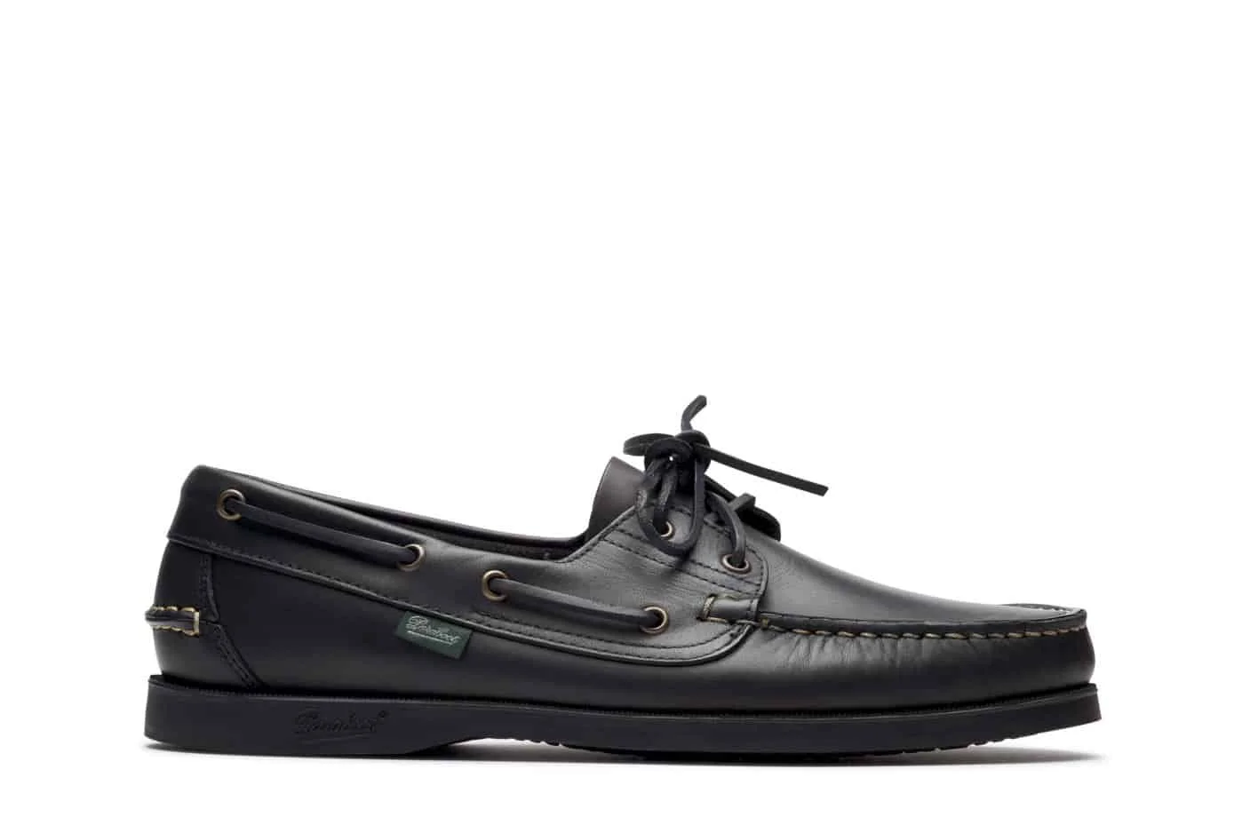 Barth Black Silk - Rubber Sole - 1