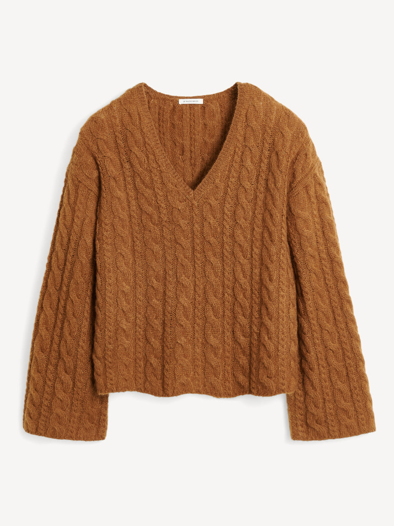 BY MALENE BIRGER Cimone cable-knit sweater outlook