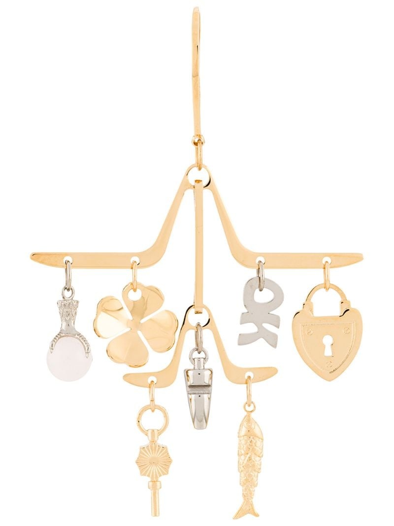 charm chandelier earrings - 1