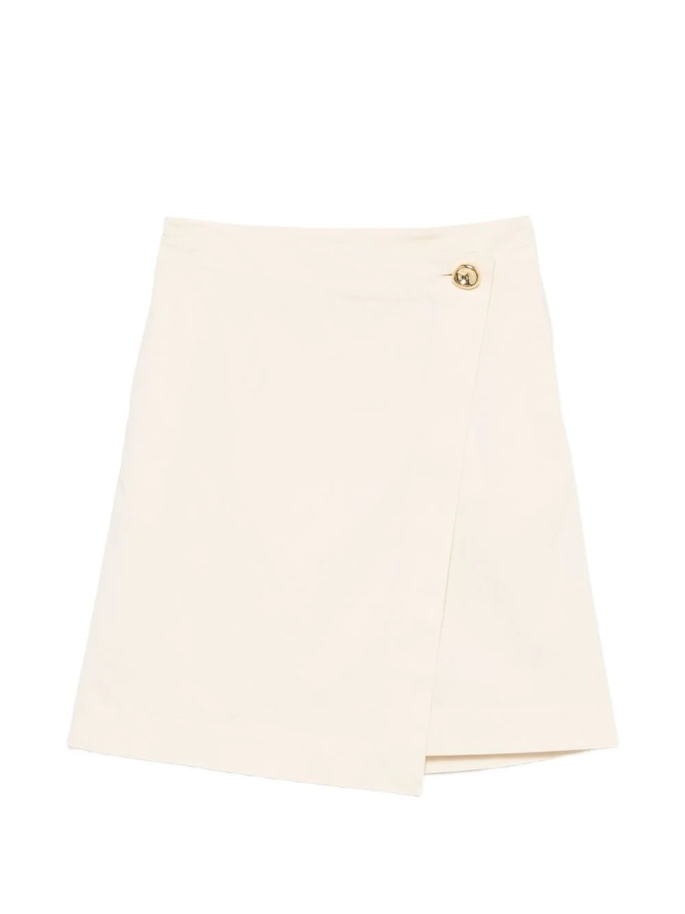 button-detail wrap skirt - 1