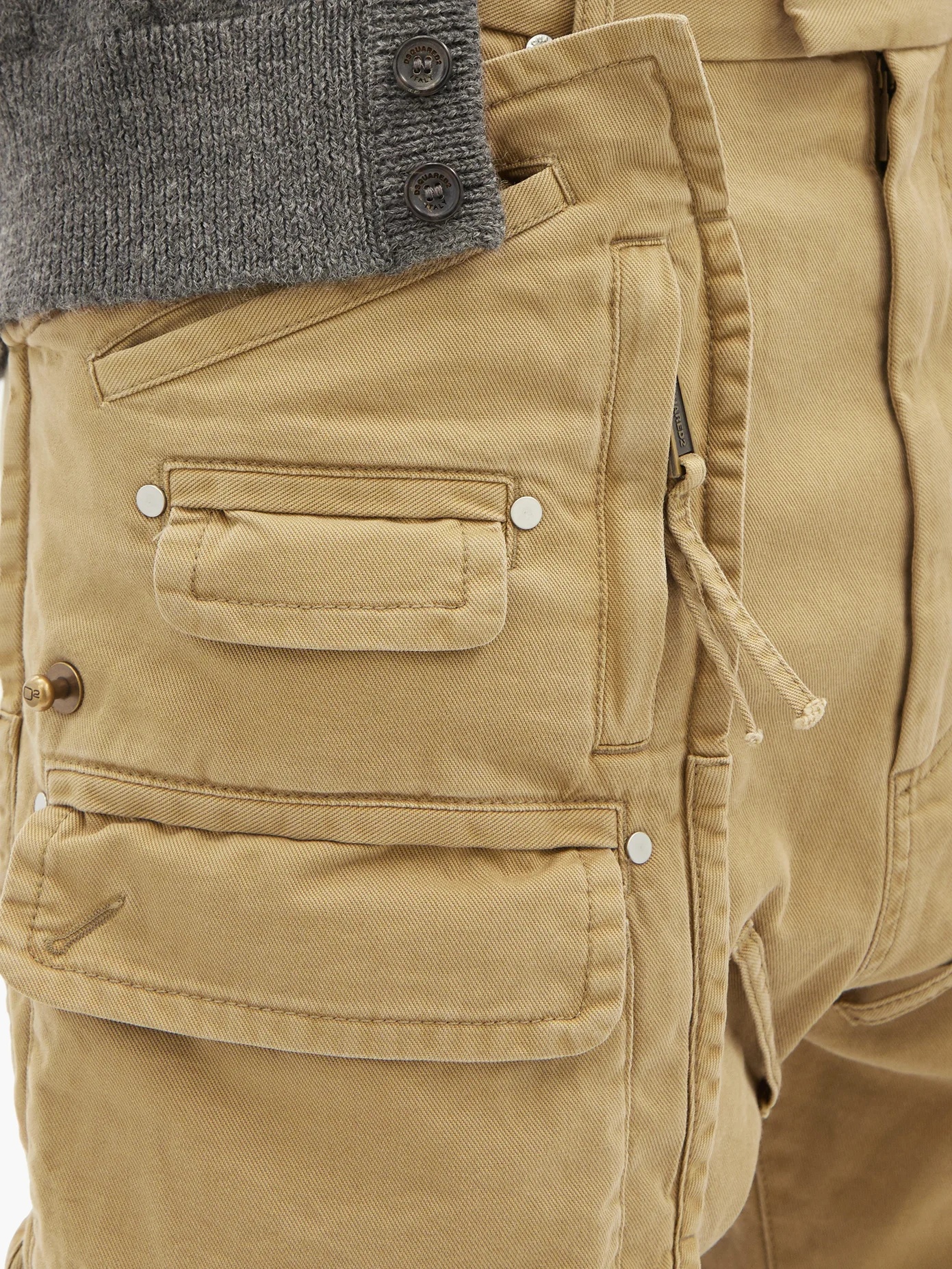 Sharpei cotton-twill cargo trousers - 3