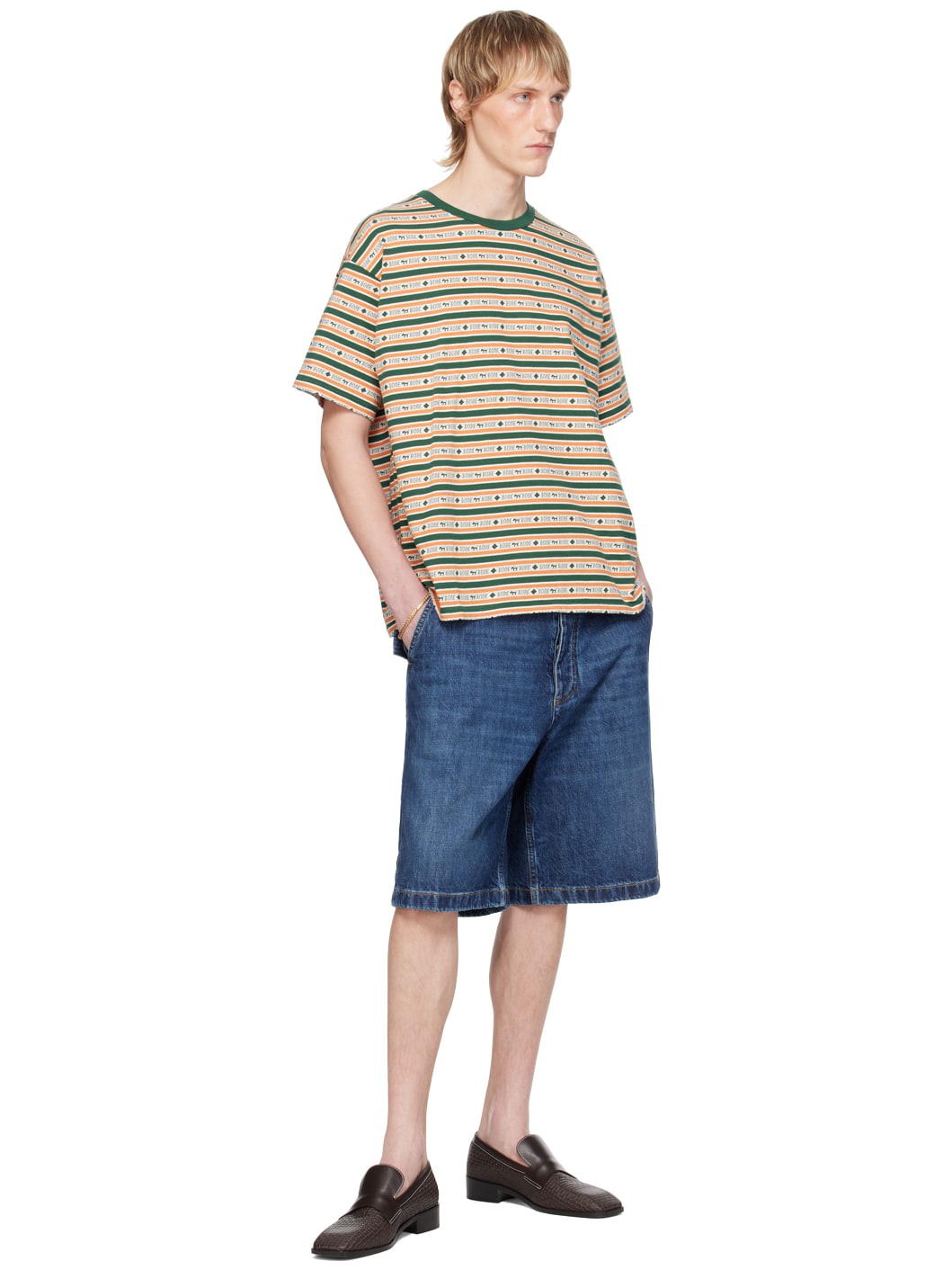 Green Scottie Jacquard T-Shirt - 4