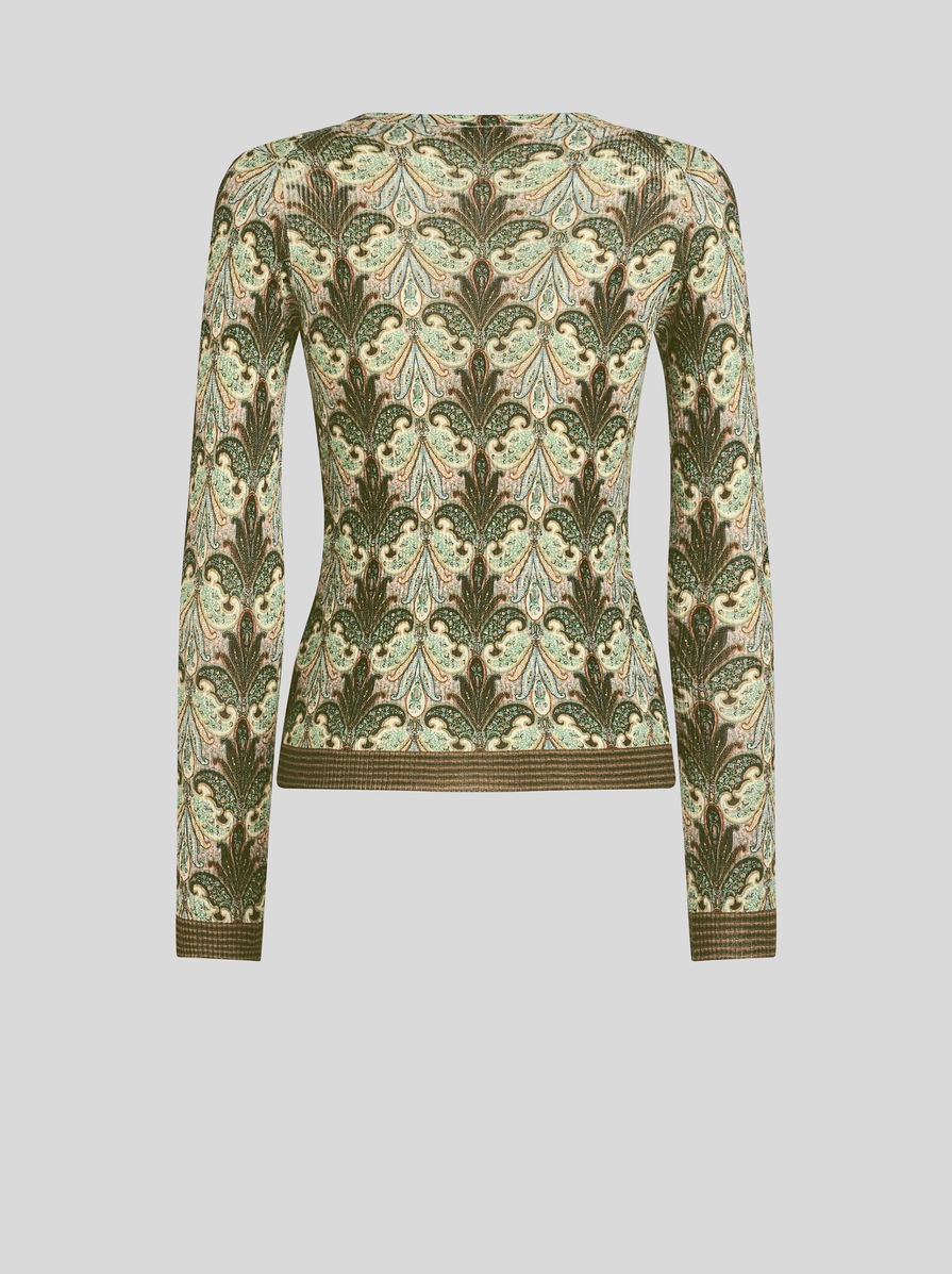 PRINTED WOOL JUMPER - 5