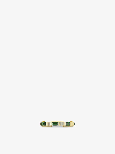 GUCCI Gucci Link to Love 18ct yellow-gold and 0.9ct tourmaline ring outlook