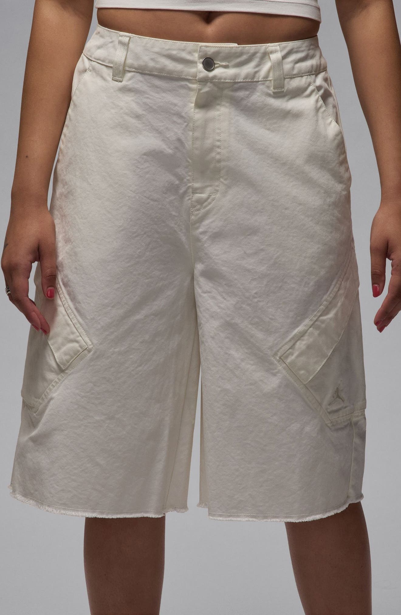 Jordan Flight Chicago Cotton Big Shorts in Sail at Nordstrom - 5