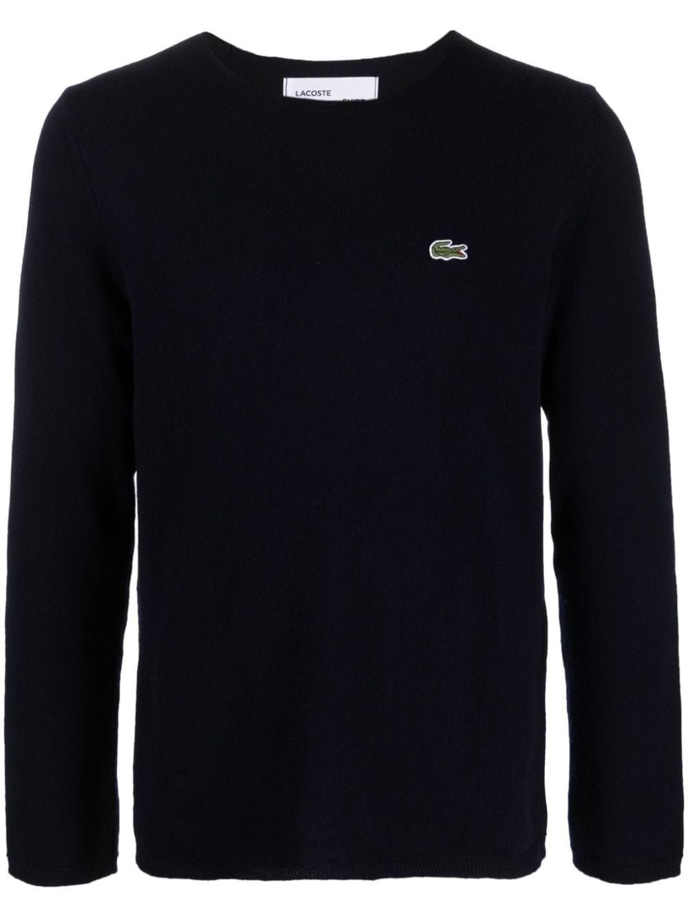 x Lacoste intarsia-knit logo jumper - 1