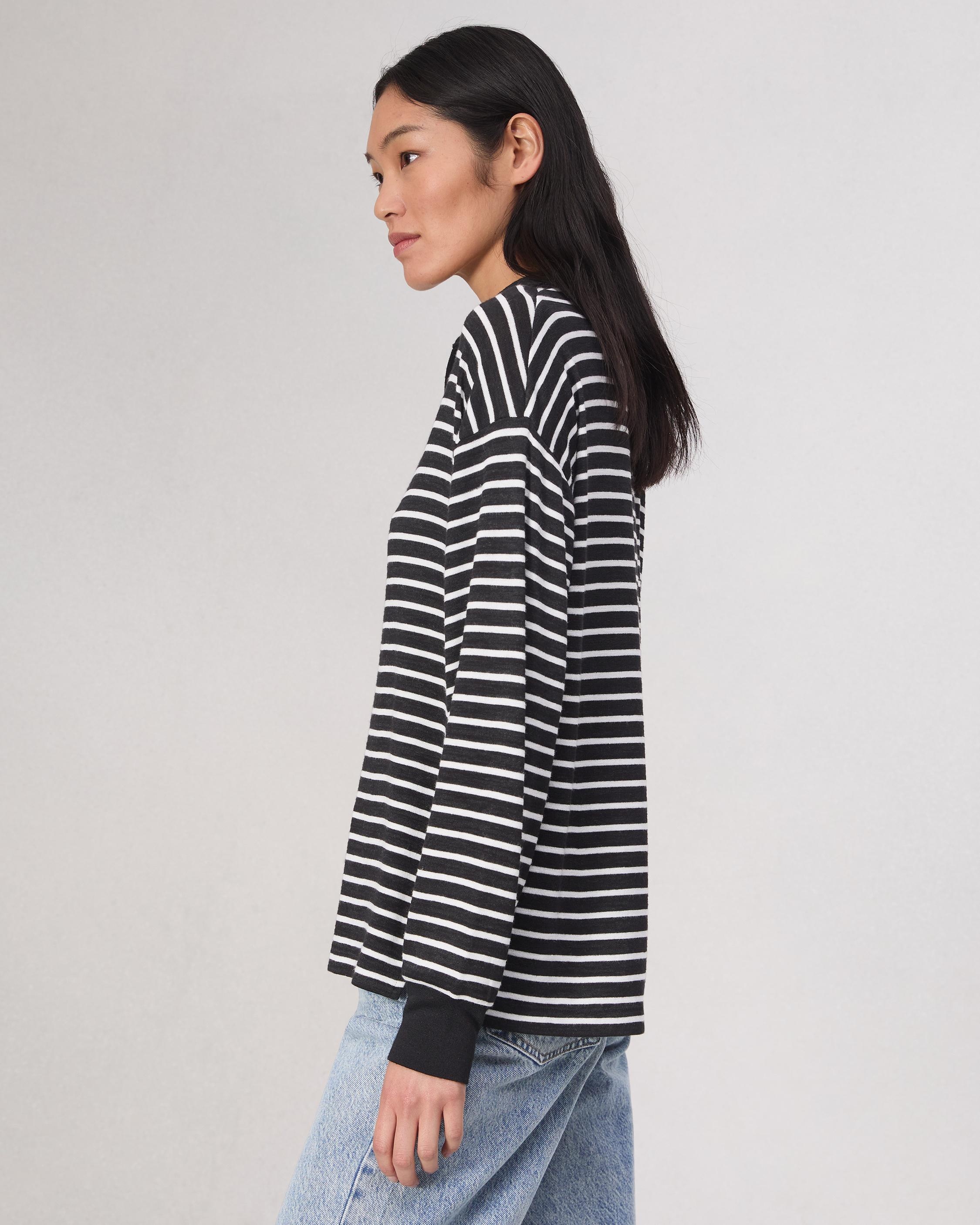 The Stripe Knit Polo - 4