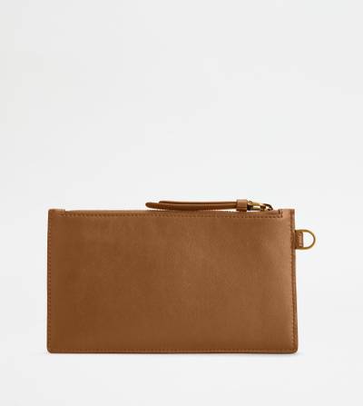 Tod's KATE POUCH IN LEATHER SMALL - BROWN outlook
