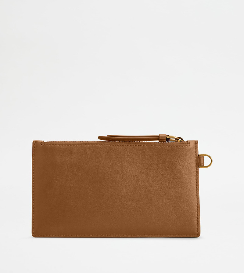 Tod's KATE POUCH IN LEATHER SMALL - BROWN outlook