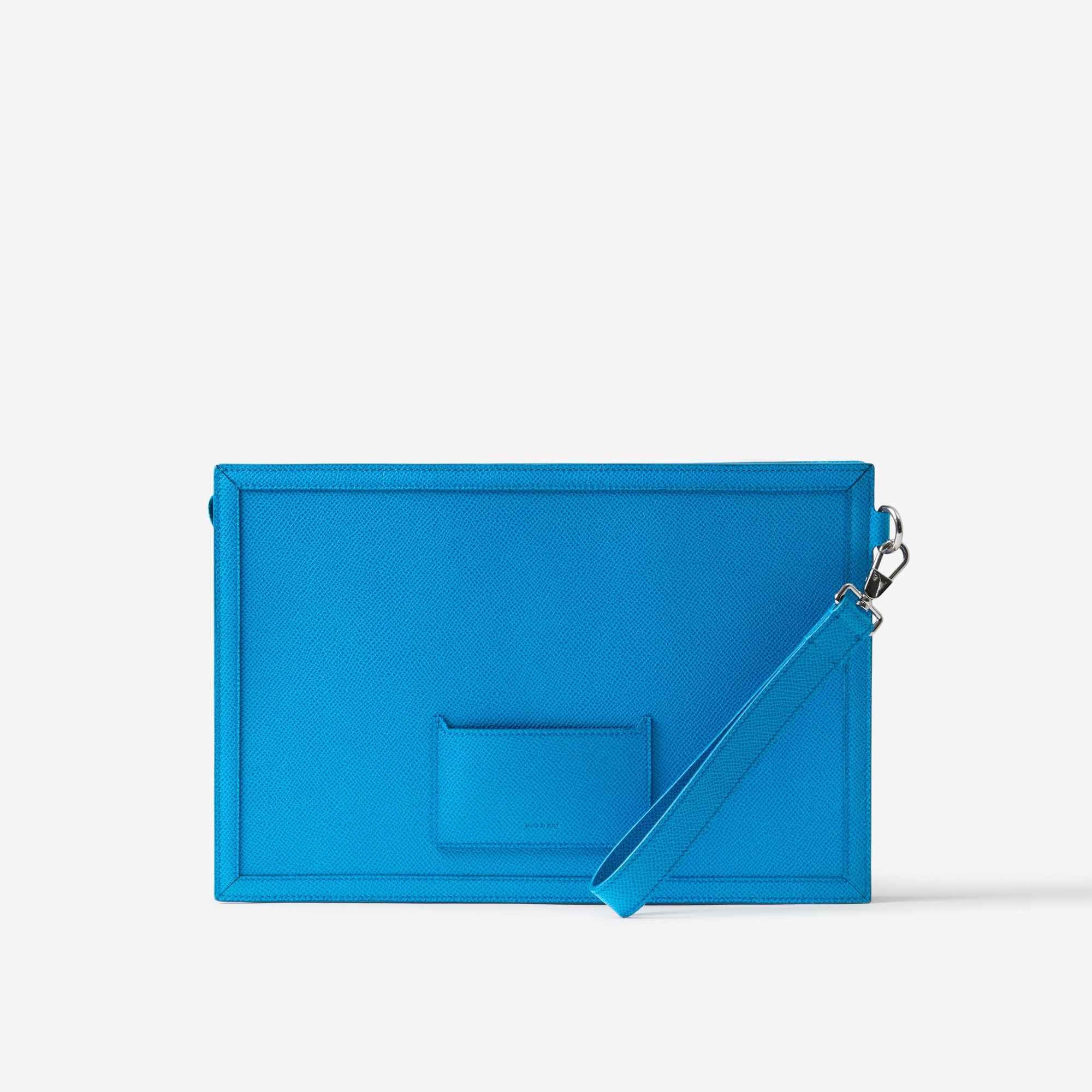 Grainy Leather TB Zip Pouch - 4