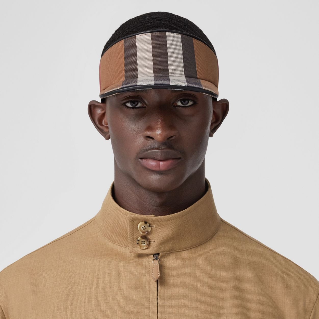 Check Cotton Visor - 3