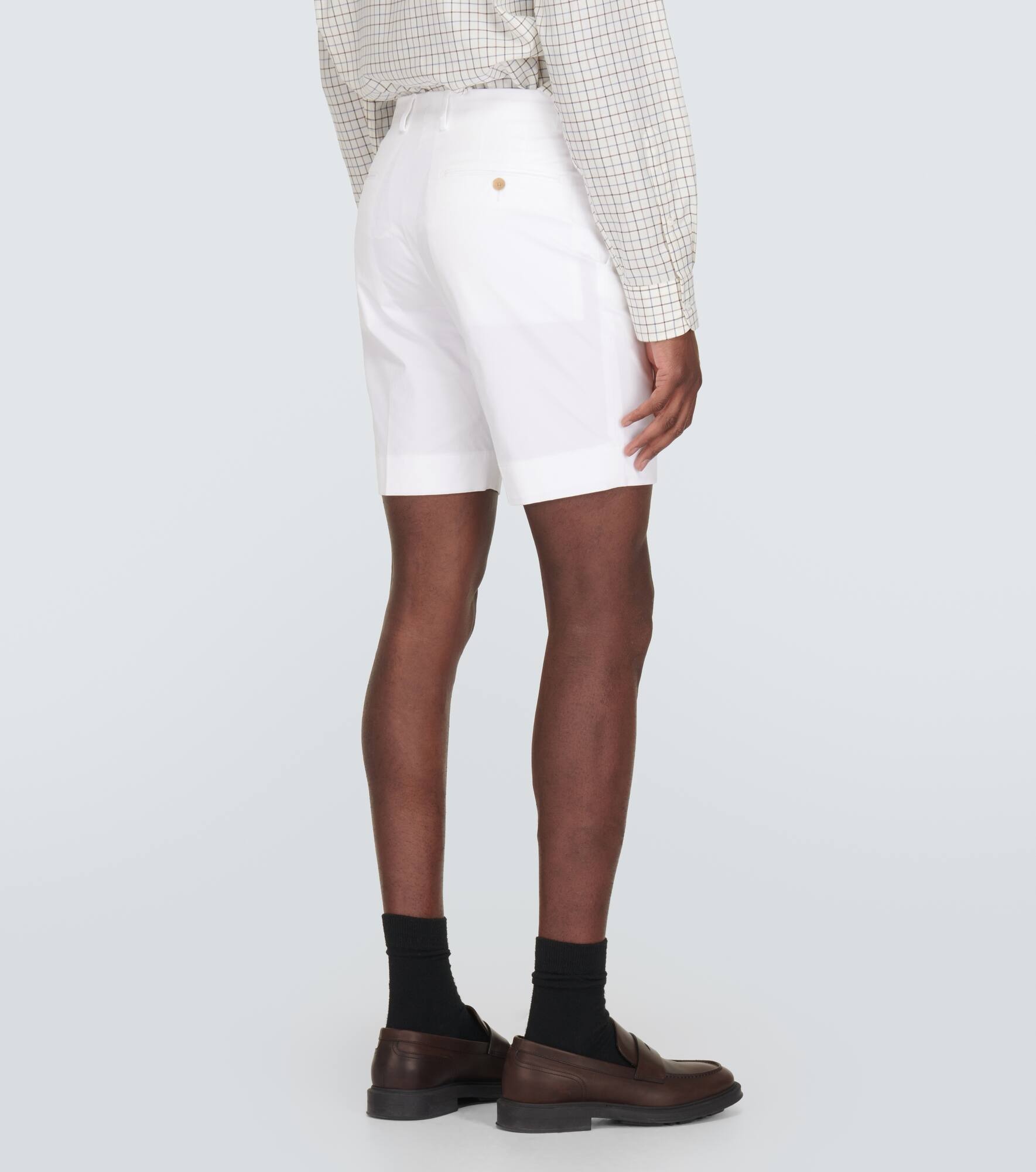 Cotton-blend shorts - 4