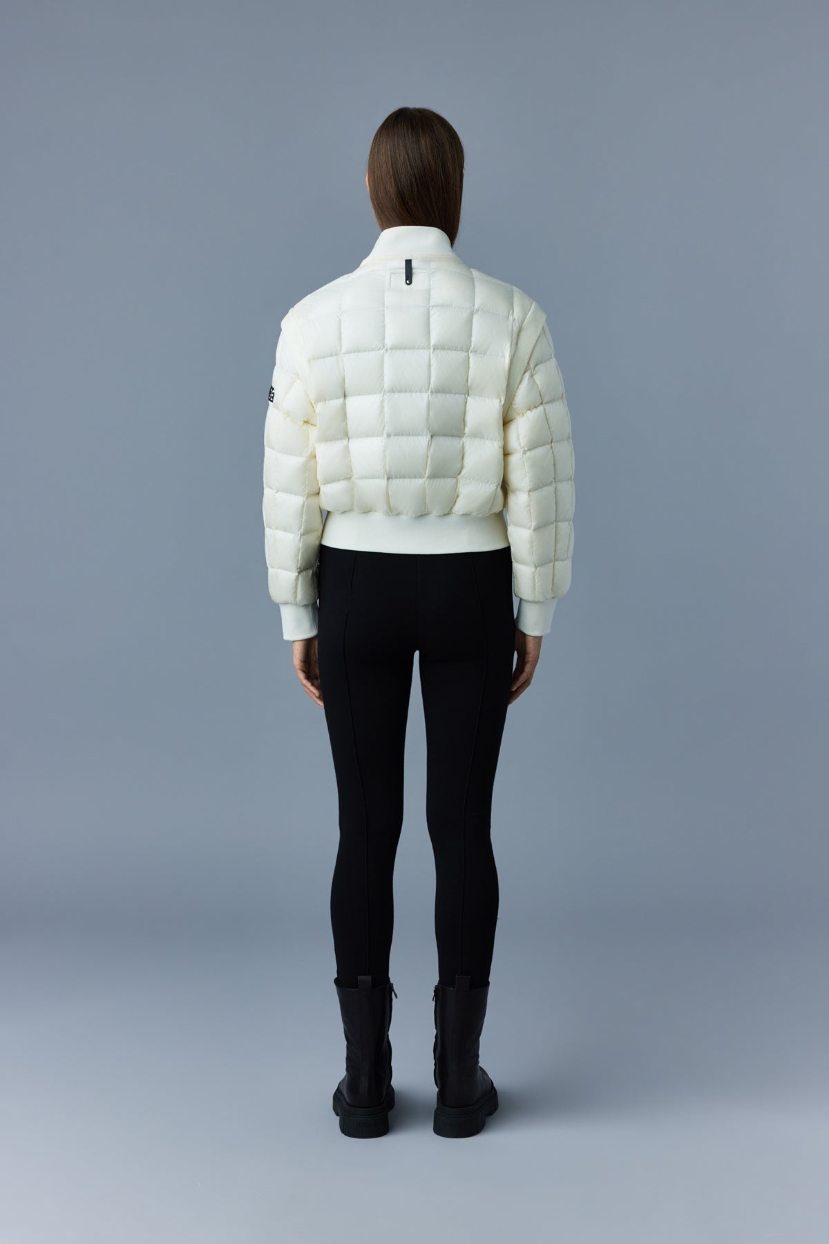ANI 2-in-1 recycled E3-Lite down bomber jacket - 4