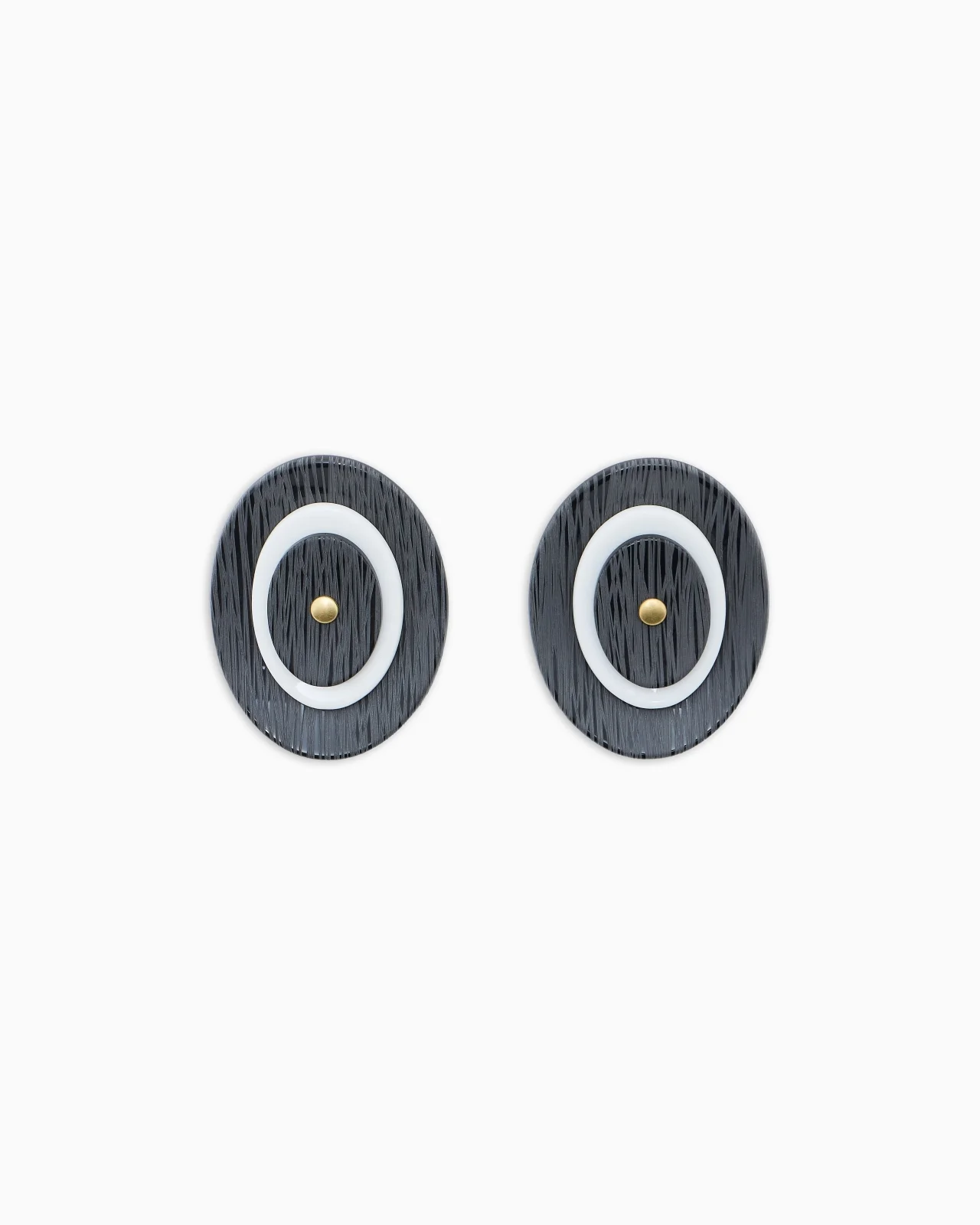 LASER-CUT RESIN CLIP-ON EARRINGS - 1