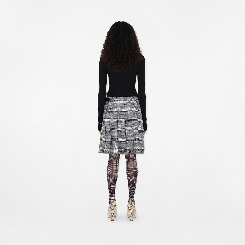 Warped Houndstooth Nylon Kilt 4